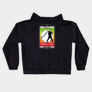 Baseball game full power Kids Hoodie